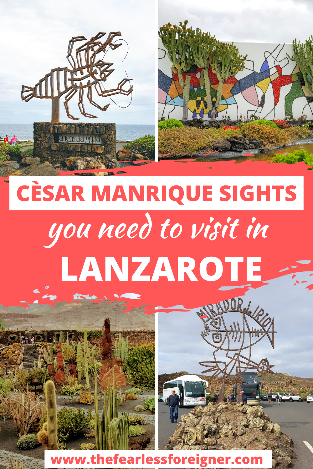 Cesar Manrique Sights to visit in Lanzarote