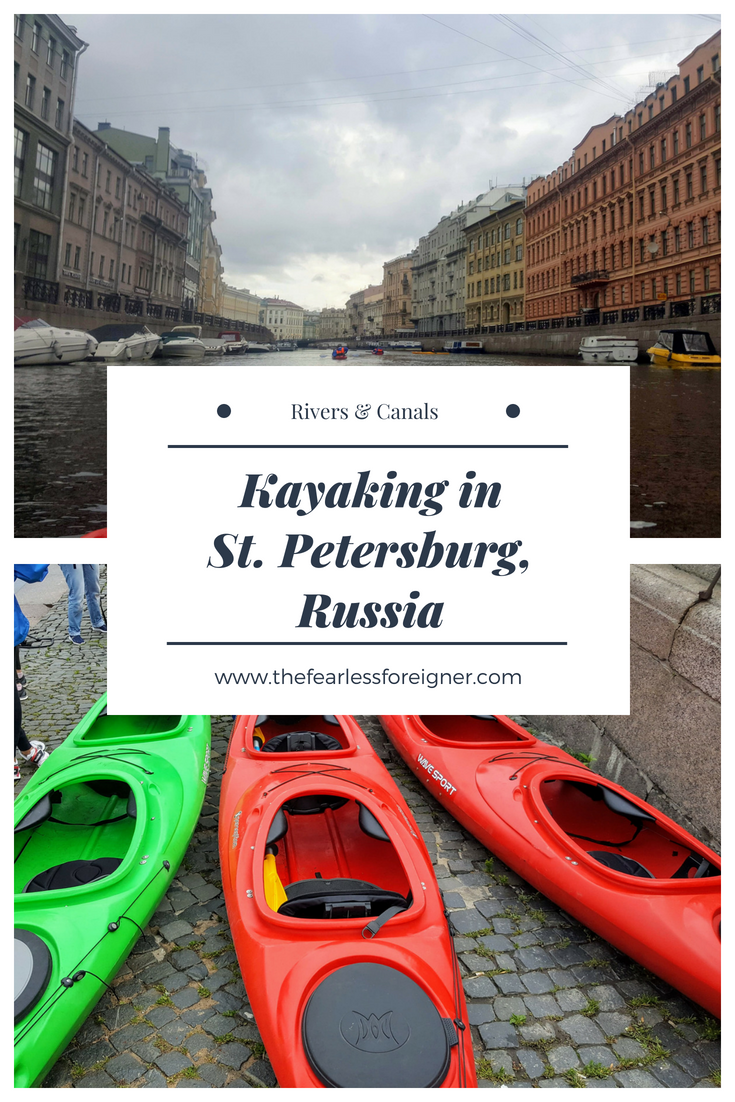Kayaking in St. Petersburg, Russia