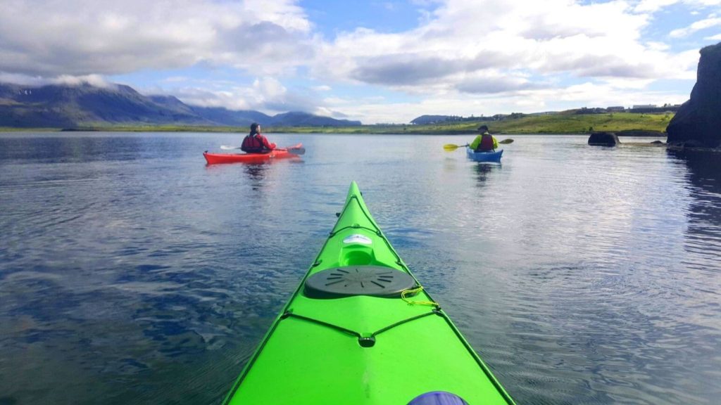 Kayaking in Iceland