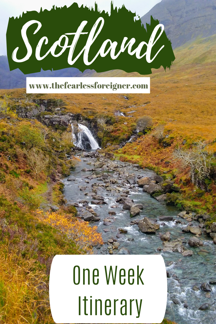Scotland One Week Itinerary