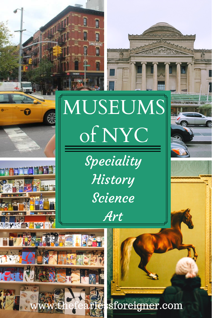 NYC Museums by category