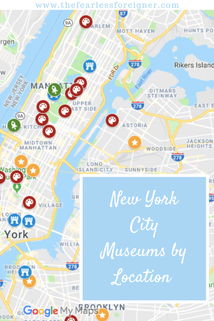 New York City Museums by Location