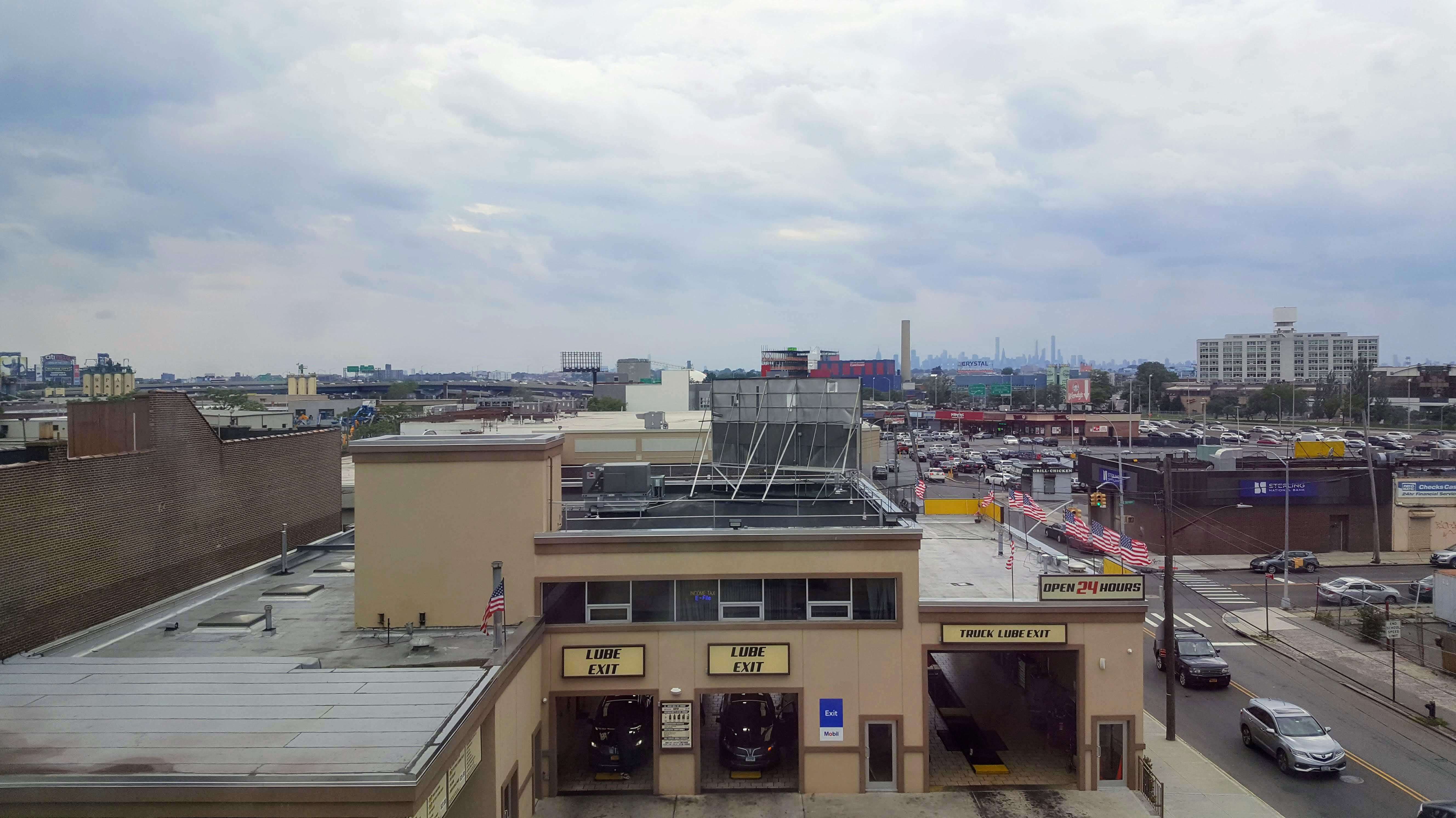 view from the Grandview Hotel