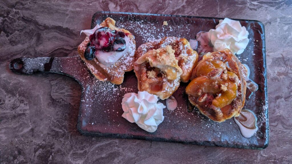 Crescent City Kitchen - flight of croffles, brunch in Atlanta