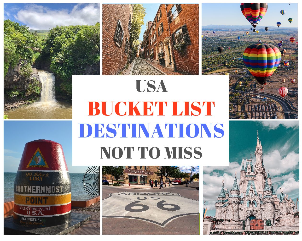 places to visit not in the us