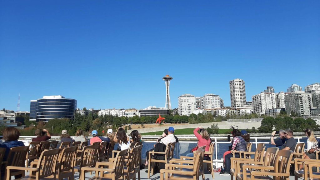 Seattle Skyline from Seattle Harbor Cruise