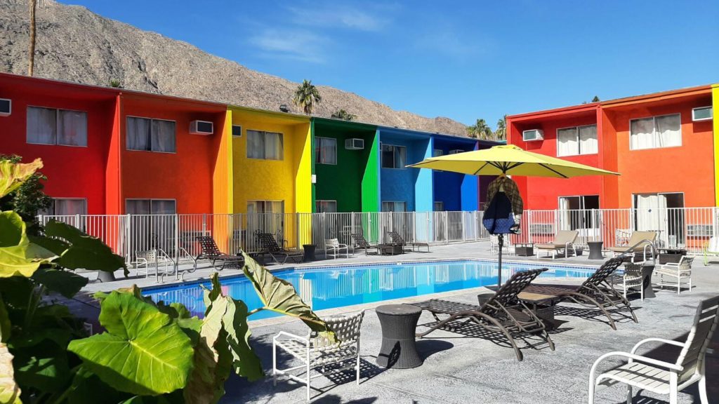 Delos Reyes colorful pool
