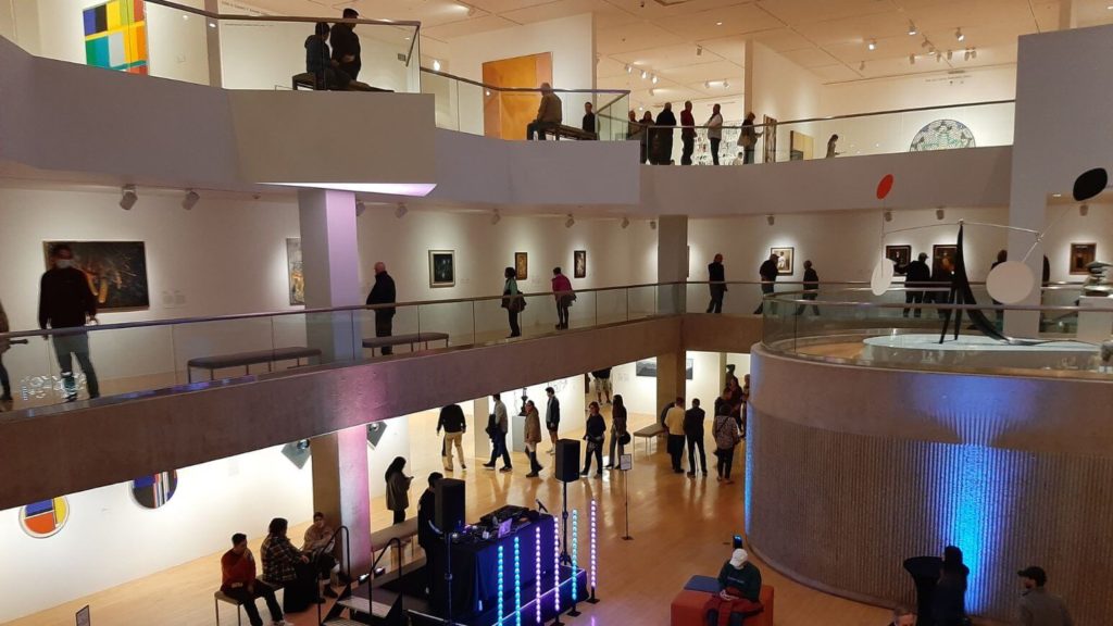 Inside the Palm Springs Art Museum