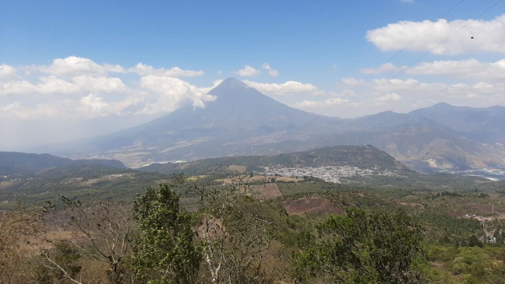 Views on the way down Pacaya Volcano