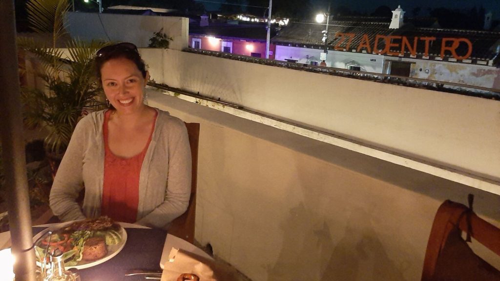 Dinner at 27 Adentro in Antigua