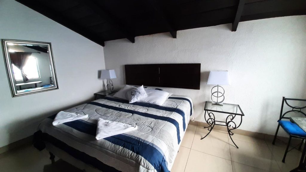 Our room at La Capitanía hotel in Antigua