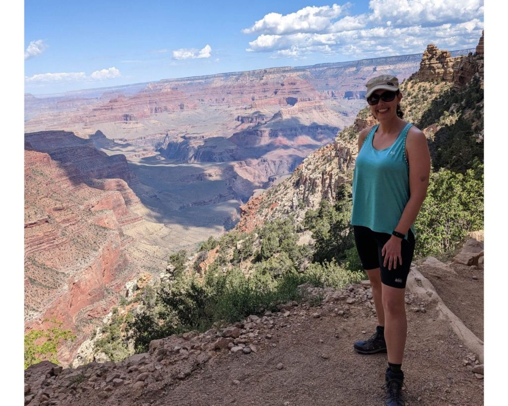 REI Training Shorts: Hiking Attire for Women at Grand Canyon NP