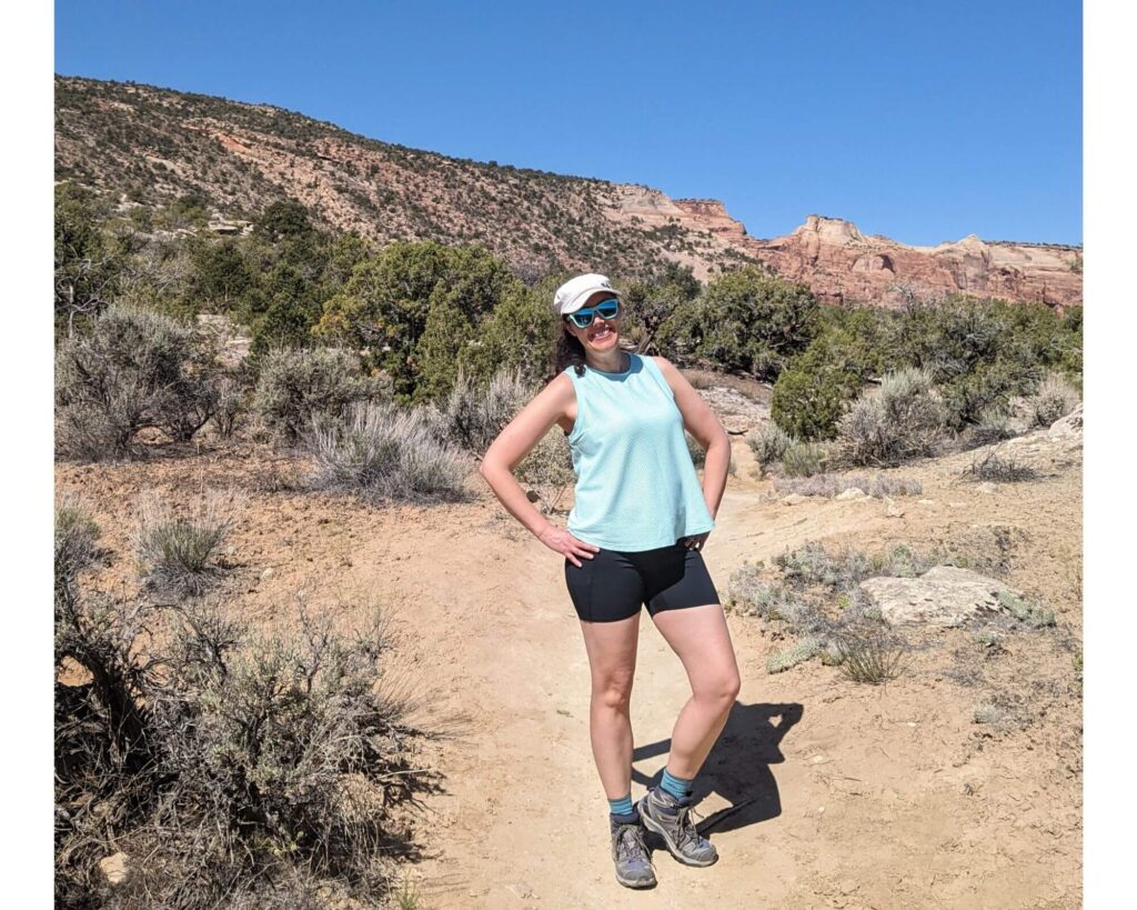 Nike Universe shorts at Colorado National Monument