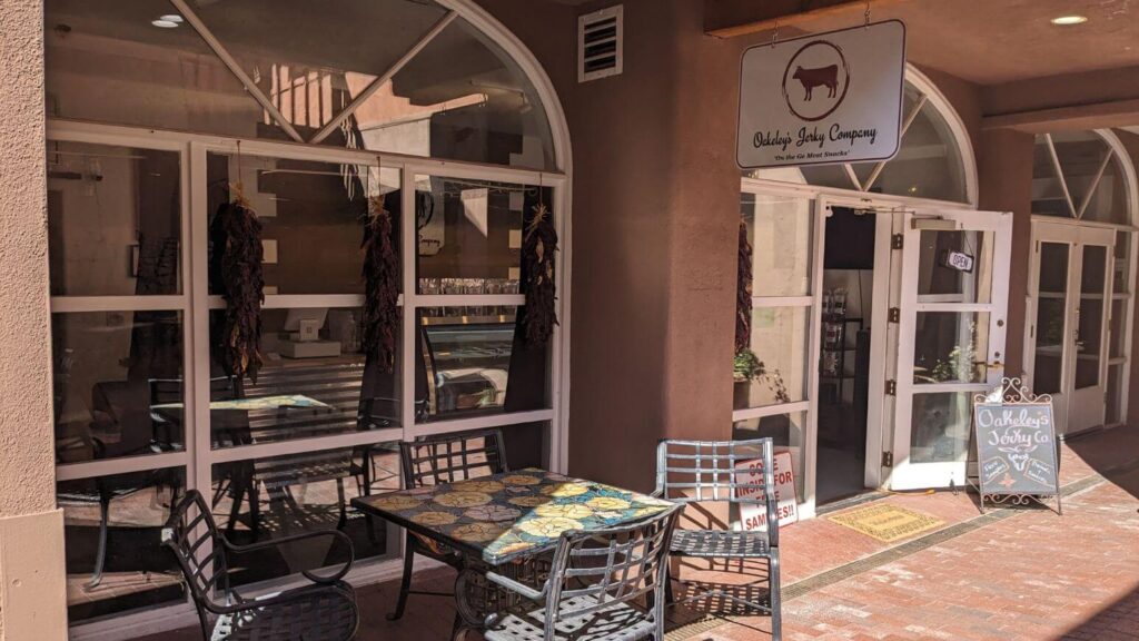New Mexican Chiles in Beef Jerky: Oakeleys Jerky Company Storefront
