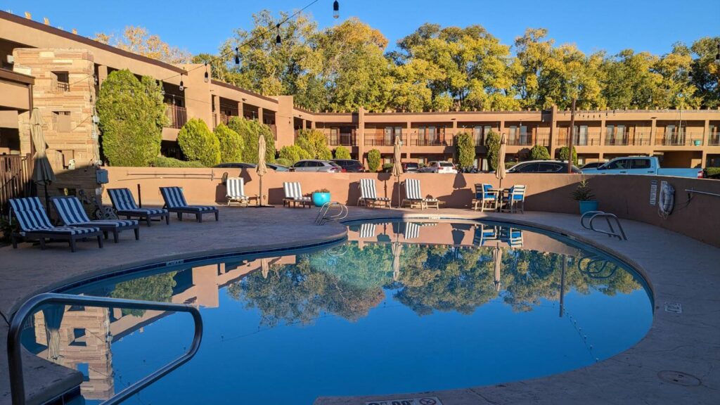 Where to Stay in Santa Fe - hotel and outdoor pool