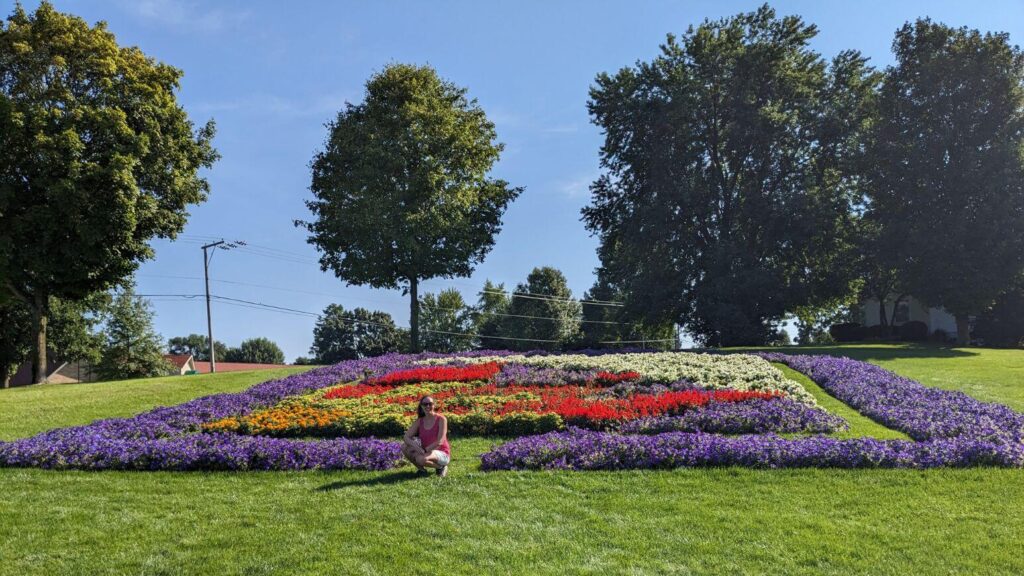 Quilt Garden in Amish Country -- Indiana road trip