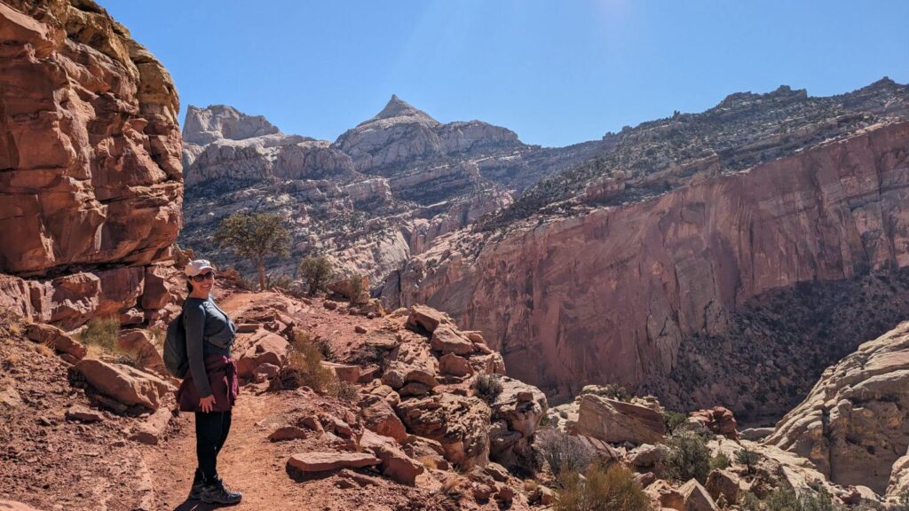 Hiking at Capitol Reef NP