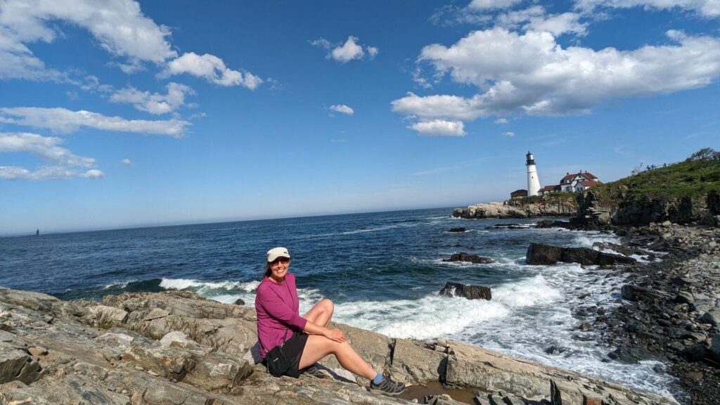 At the Portland Head Light