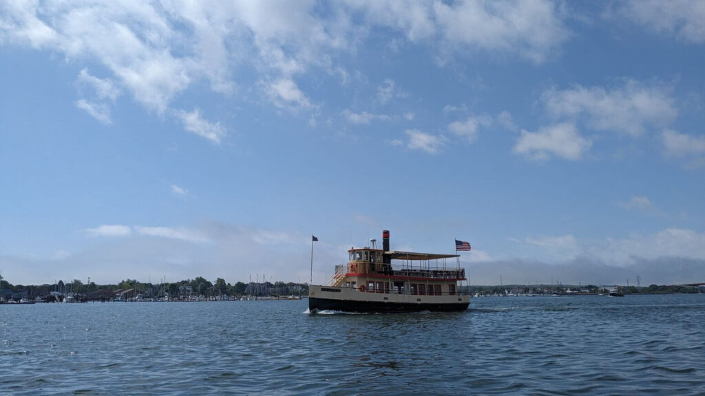 Spend three days in Portland during your Maine road trip - Boat in Portland Harbor