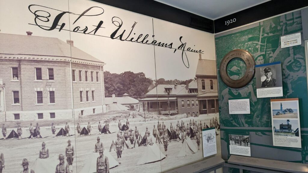 Exhibit at the Portland Head Light Museum