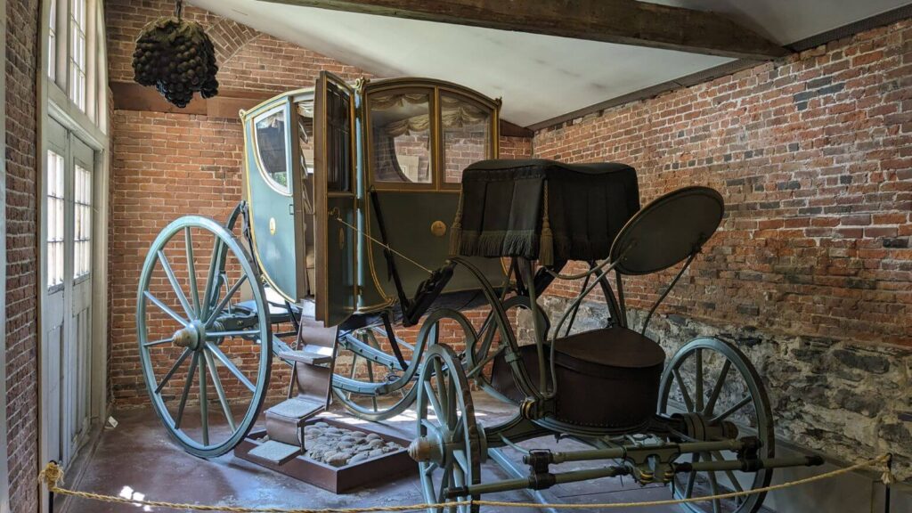 John Brown's Chariot at the John Brown House Museum in Providence, RI