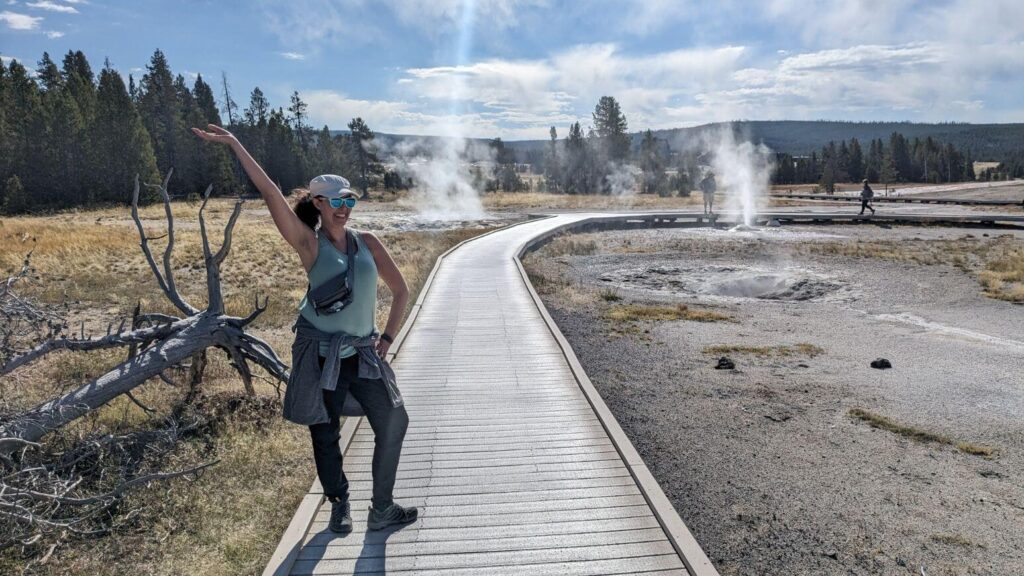 Upper Geyser Basin boardwalk