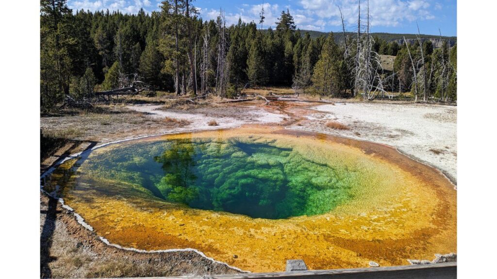 Morning Glory - Yellowstone itinerary