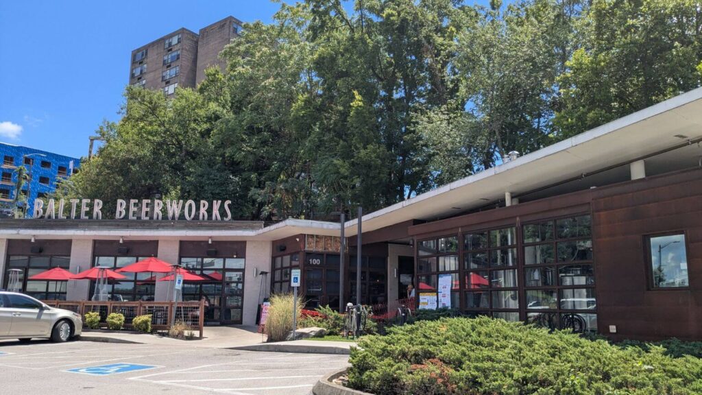 Outside of Balter Beerworks - brunch in Knoxville