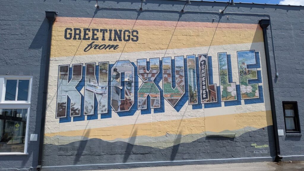 Greetings from Knoxville mural - things to do in Knoxville